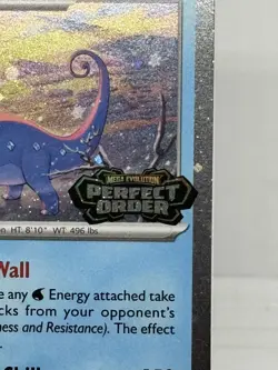 Aurorus 024/088 - Cosmo Holo - Pokemon Perfect Order Stamped Promo SEALED - Image 3
