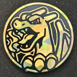 Charizard Cracked Ice Holographic Coin New Unused Condition Offical Pokemon NM - Image 1