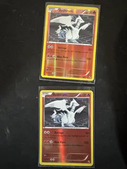 Pokemon TCG Reshiram 26/114 Reverse Holo Rare Black White - Image 1