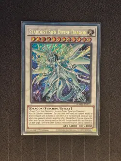 Yu-Gi-Oh Stardust Sifr Divine Dragon Secret Rare BLMM-EN151 Near Mint! - Image 1