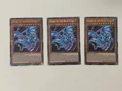 Yugioh Heart of the Blue-Eyes x 3 - 1st Edition Starlight Rare NM - Free Holo A - Image 1