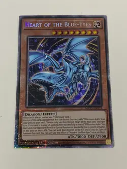 Yugioh Heart of the Blue-Eyes x 3 - 1st Edition Starlight Rare NM - Free Holo A - Image 2