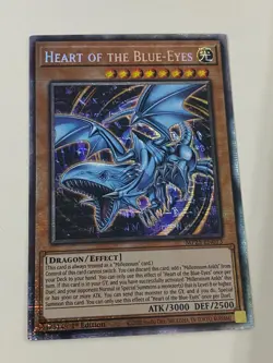 Yugioh Heart of the Blue-Eyes x 3 - 1st Edition Starlight Rare NM - Free Holo A - Image 4