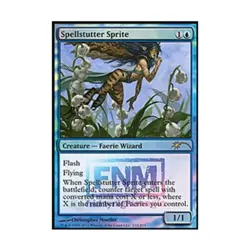 WOTC MtG FNM Promos Spellstutter Sprite (P) (Foil) EX - Image 1