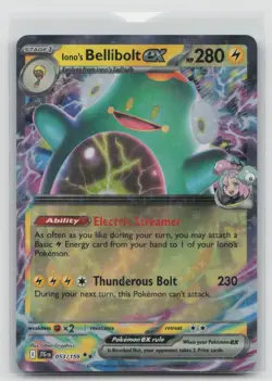 Iono's Bellibolt ex 053/159 Pokemon Card Journey Together Double Rare - Image 1