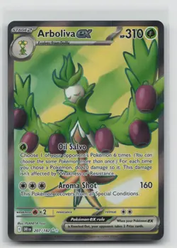 Arboliva ex 207/182 Pokemon Card Ultra Rare Full Art Grass Holo - Image 1