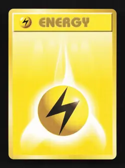 Lightning Energy Base Set Japanese Pokemon Card TCG - Image 1