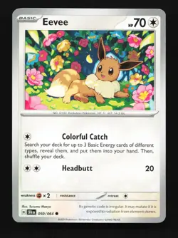 Eevee 050/064 Shrouded Fable English Pokemon Card TCG - Image 1