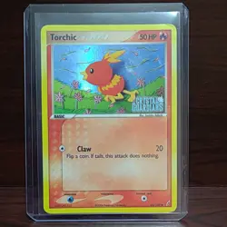 Pokemon Torchic 65/100 Common Reverse Holo Crystal Guardians 2006 50HP Card - Image 1