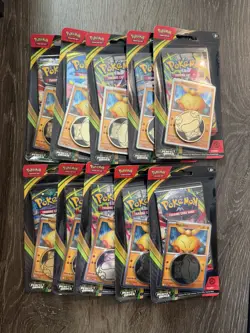 Pokemon Mega Evolution—Perfect Order Booster Packs (10 PACKS) Promo Card & Coin - Image 1