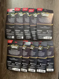 Pokemon Mega Evolution—Perfect Order Booster Packs (10 PACKS) Promo Card & Coin - Image 2