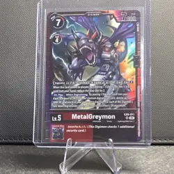 Digimon MetalGreymon EX9-011 EX-09 Ultimate Foil 7000 DP Digimon Card NM - Image 3