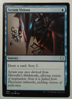 Serum Visions *Uncommon* Magic MtG x1 AFC Commander Forgotten Realms - Image 1