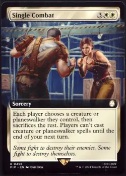 Single Combat - 458 Extended Not Foil MTG Fallout - Image 1