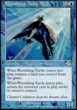 Wormfang Turtle -Foil Medium Play MTG Judgment - Image 1