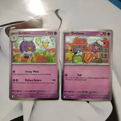 Pokemon TCG-Mega Evolution/Drifloon 005 & Drifblim 006-Black Star Promos - Image 1