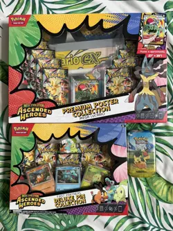 Pokemon Ascended Heroes Lucario Poster, Deluxe Pin, Tin & Pikachu At The Museum - Image 2