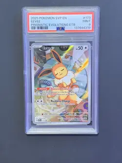 Pokemon Eevee - Promo Holo #173 Sv: Scarlet & Violet PSA 9/10 2025 TCG - Image 1