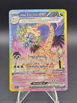 Pokemon TCG Scarlet & Violet Surging Sparks Alolan Exeggutor EX SIR 242/191 NM - Image 1