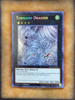 Yugioh Tornado Dragon BLRR-EN084 Secret Rare 1st Ed NM - Image 1
