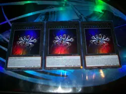 3x Number 77: the Seven Sins 1st Edition Silver Ultra Rare BLC1-EN038 Yu-Gi-Oh! - Image 1