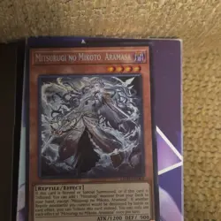 Mitsurugi No Mikoto, Aramasa Secret Rare L26D-ENM06 YUGIOH - Image 1