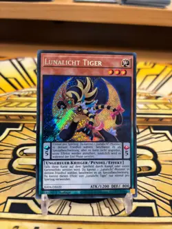 Yugioh Lunalicht Tiger RA04-DE020 Secret Rare - Image 1