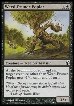 Weed-Pruner Poplar -Foil Medium Play MTG Morningtide - Image 1