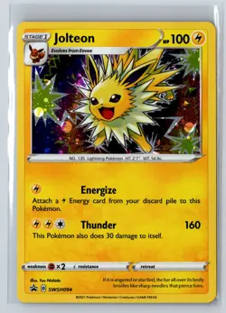 Jolteon Holofoil SWSH: Sword & Shield Promo Cards SWSH094 NM - Image 1
