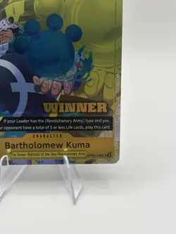 Bartholomew Kuma (Winner Pack 2025 Vol. 4) OP09-108 One Piece Promotion Cards... - Image 4