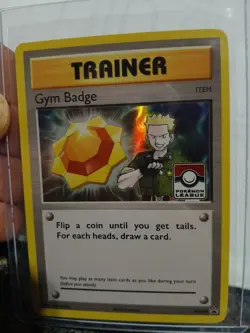 Gym Badge (Lt. Surge) XY205 Holo XY Promos League Stamped Pokemon Card - Image 5
