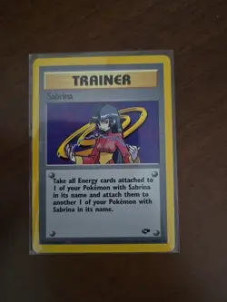Pokemon TCG Sabrina Trainer Gym Challenge 110/132 Non-Holo Rare Card Lp - Image 4