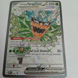 Pokemon Teal Mask Ogerpon ex SVP 166 Black Star Promo Tera Holo Card - Image 1
