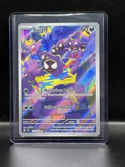 Pokemon Gastly 177/162 SV05 Temporal Forces Illustration Rare Holo Card - Image 1