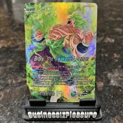 Broly the Awakened Demon BT11-002 1st Ed Leader Foil Dragon Ball Super Card | NM - Image 1
