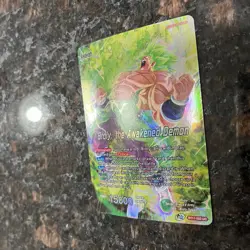 Broly the Awakened Demon BT11-002 1st Ed Leader Foil Dragon Ball Super Card | NM - Image 2