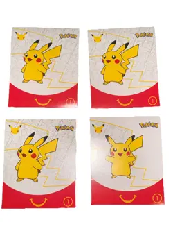 4x SEALED 2021 Pack W Extras 25th Anniversary Pokemon Cards McDonalds Exclusive - Image 1