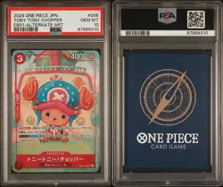 One Piece Card Game Japanese Tony Tony Chopper EB01-ALTERNATE ART PSA 10 - Image 4