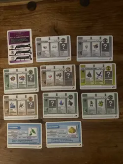 Pokemon e-reader Lot battle cards, seizing poison series 11 Cards - Image 1