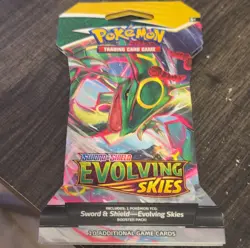 Pokemon Sword & Shield Evolving Skies Booster Pack English 10 Cards Rayquaza - Image 1