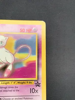 Mew Promo #8 Black Star Promo WOTC Vintage Pokemon Card HP - Image 3