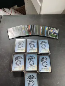 1997 FASA Shadowrun CCG TCG LOT of 7 Decks And 1000+ Loose Cards - Image 2