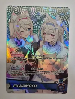 Fuwamoco OSR ELITE SPARK HBP03-004 English Hololive Official Card Game - Image 1
