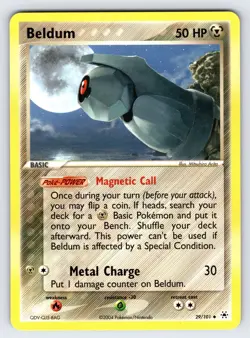 Beldum 29/101 2004 EX Hidden Legends Pokemon Card TCG Nintendo Uncommon - Nm - Image 1
