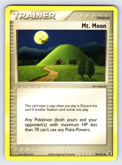 Mt. Moon 94/112 2004 EX FireRed & LeafGreen Pokemon Card TCG Trainer - VLP - Image 1