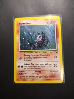 Pokemon TCG Houndour Neo Discovery Holo Rare Card 5/75 - Image 1