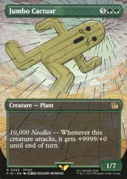 Jumbo Cactuar (Borderless) R FINAL FANTASY 343 LP - Image 1