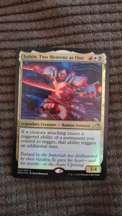 Magic: the Gathering / MtG Foil Isshin, Two Heavens as One x1 Neon Dynasty - Image 1