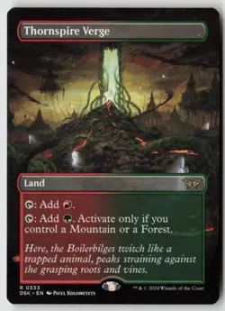 Thornspire Verge (Borderless) Duskmourn: House of Horror (333) Normal - MTG - Image 1