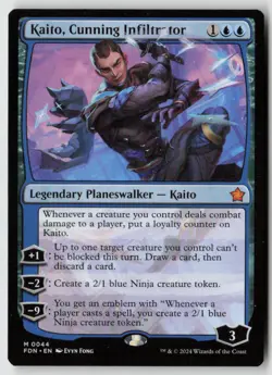 Kaito, Cunning Infiltrator Foundations (44) Normal - MTG - MP - Image 1